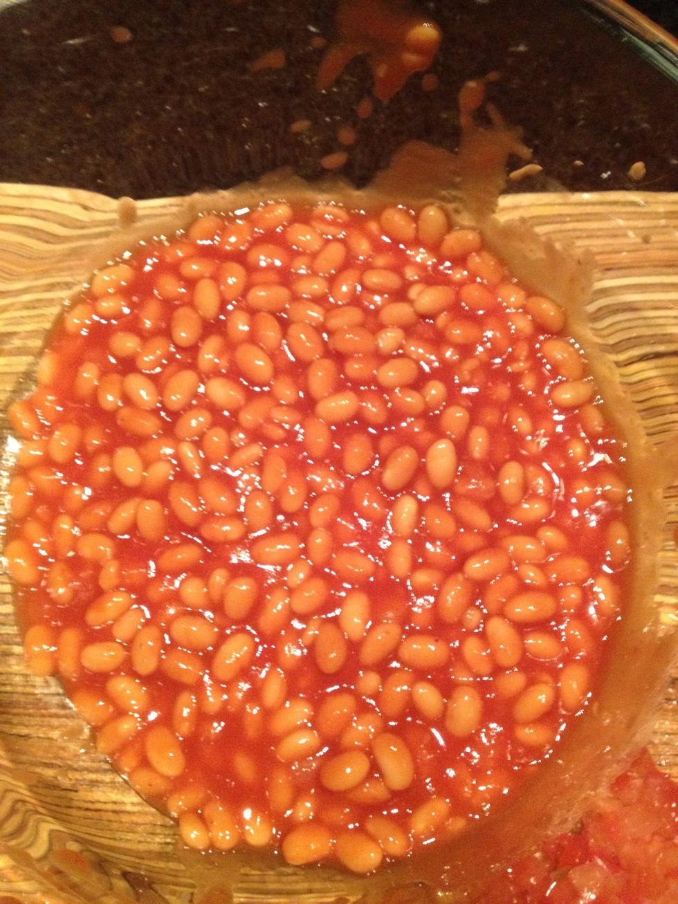 Beans in the bowl