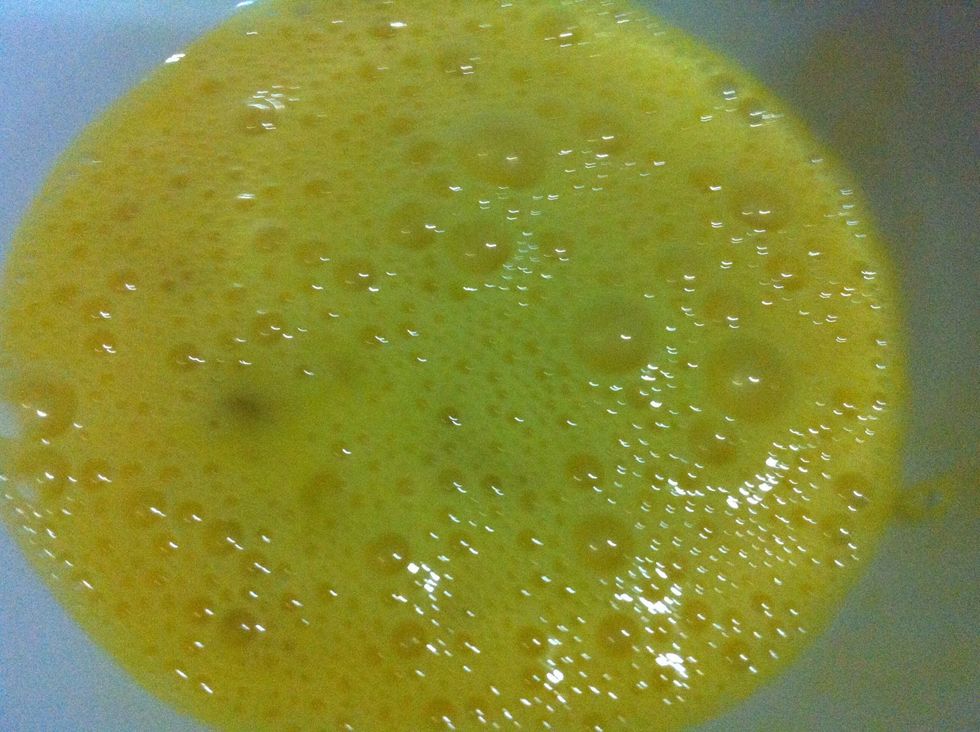 beat 2 eggs add it to mixture