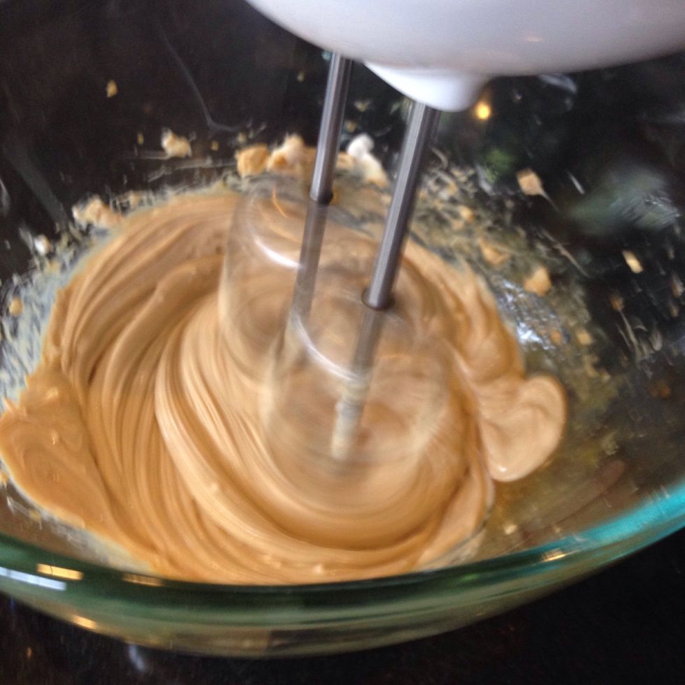 Beat about three minutes.