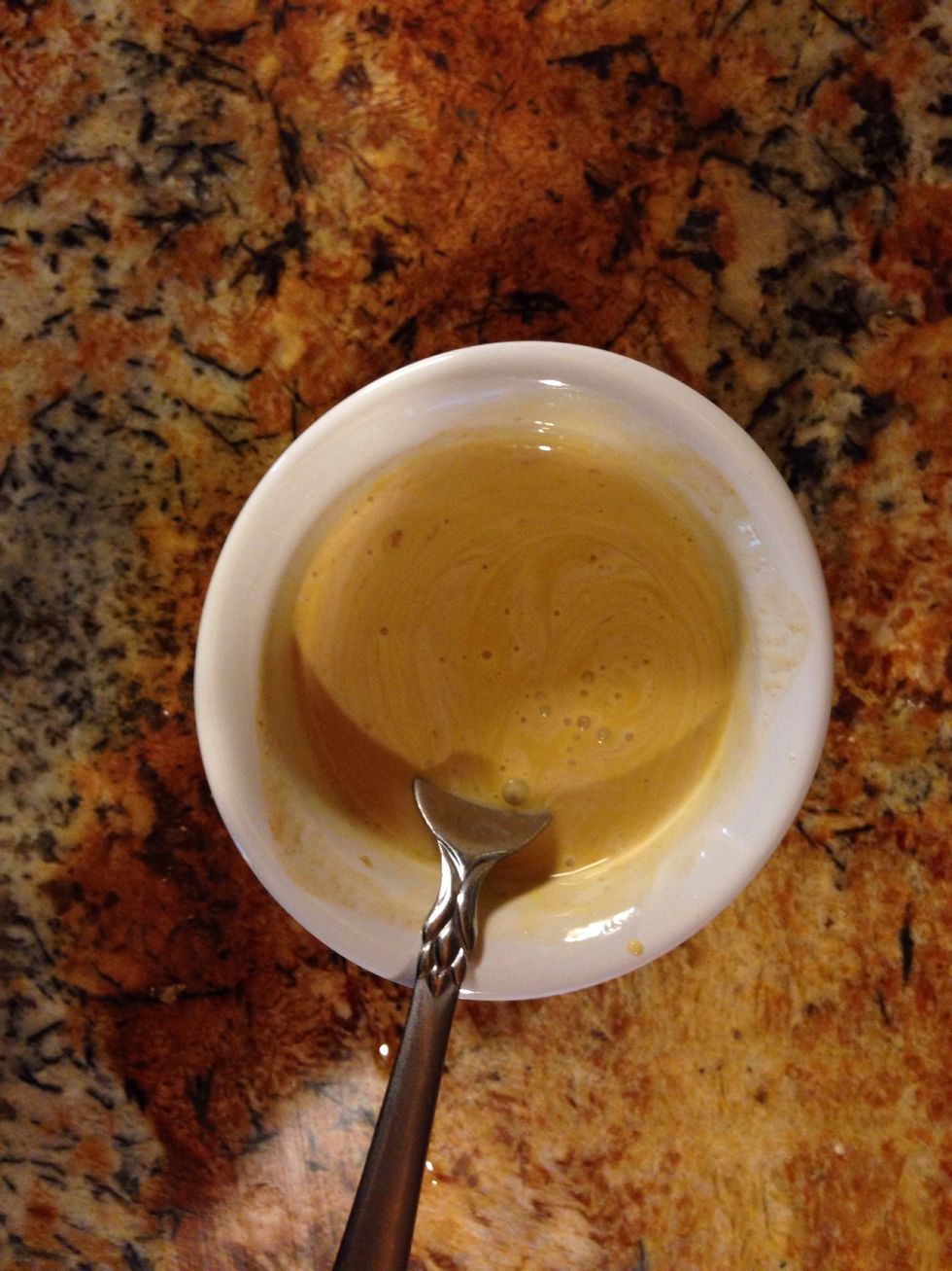 Beat egg yolks, vanilla extract, and cream until pale! Add to butter sugar mixture.