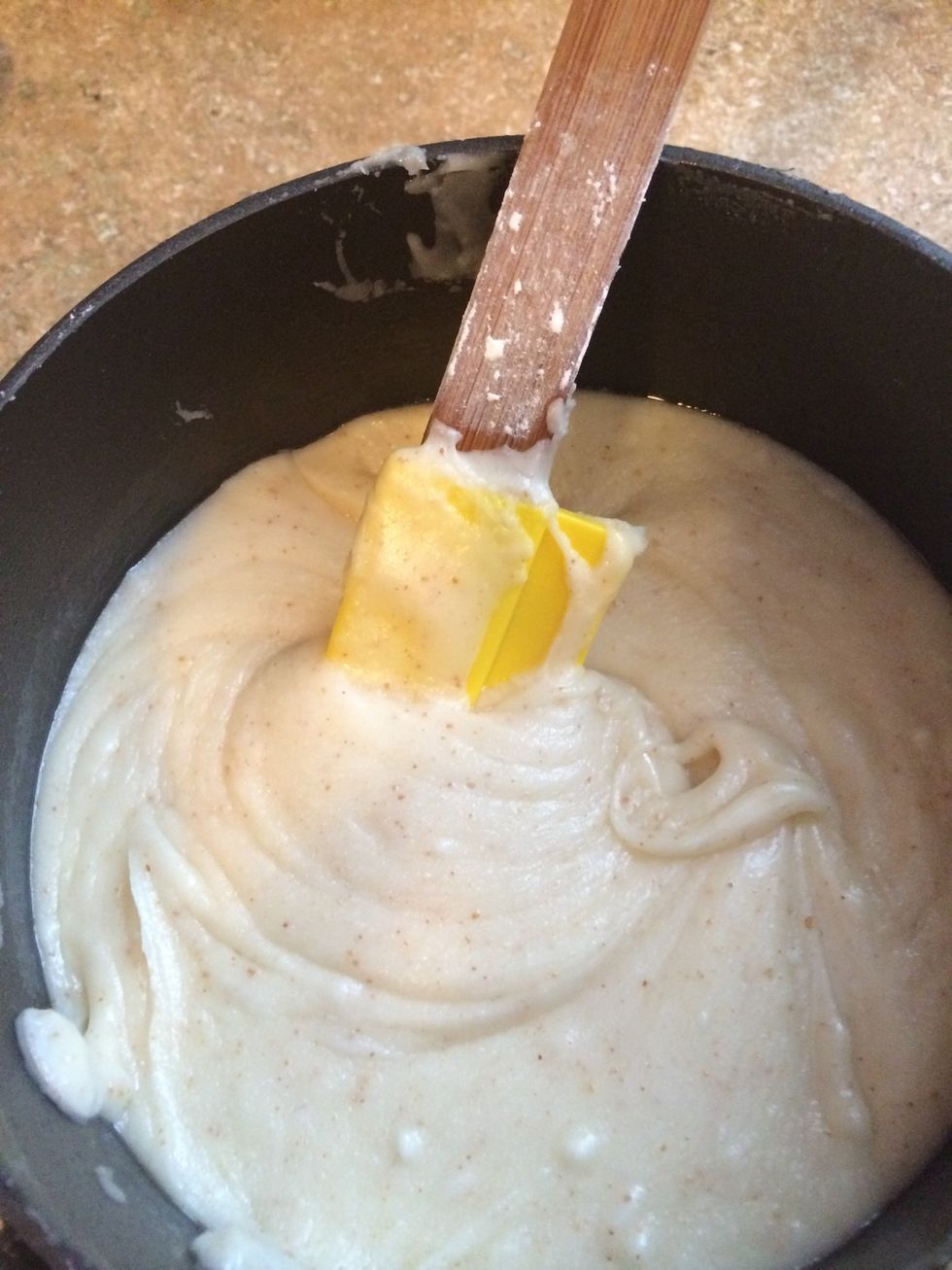 Beat in confectioners' sugar - adding in 1/2 cup increments  Add all until thick and creamy
