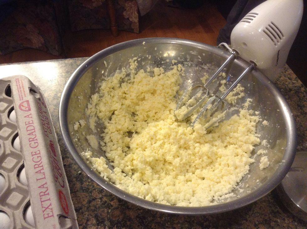 Beat sugar a little at a time with all of the dairy free butter I use smart balance.