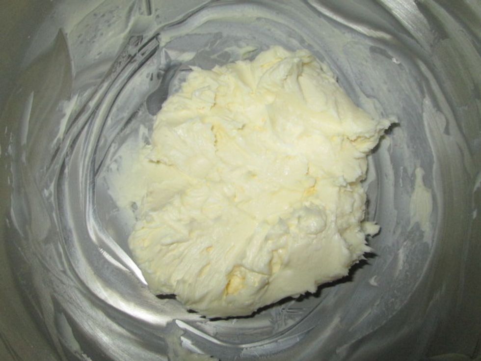 Beat the butter until smooth