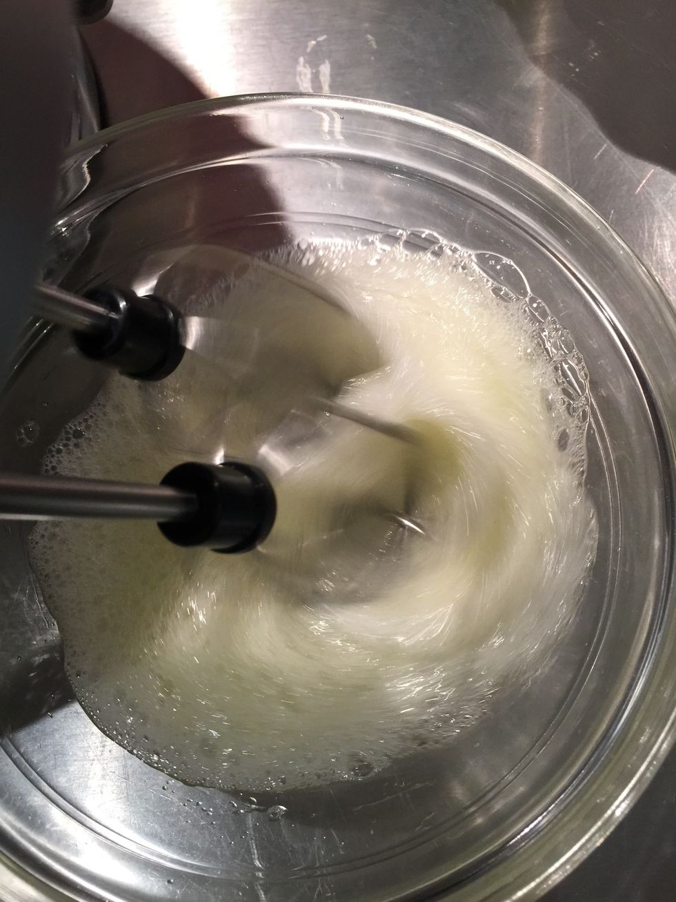 Beat the egg whites