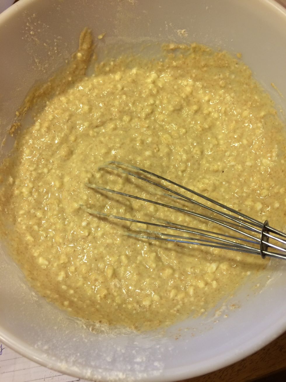 Beat till thick. Let stand for 5 minutes.