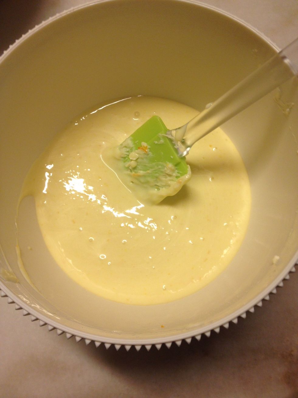 Beat until all is incorporated and smooth.