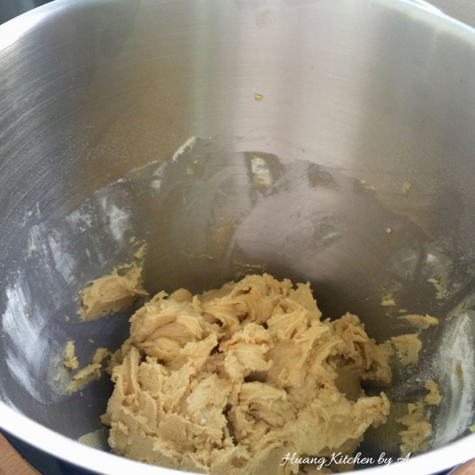 Beat until mixture is well incorporated.