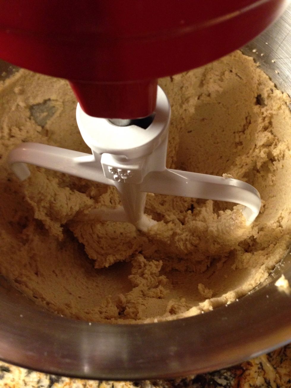Beat until sugar granules begin to dissolve!