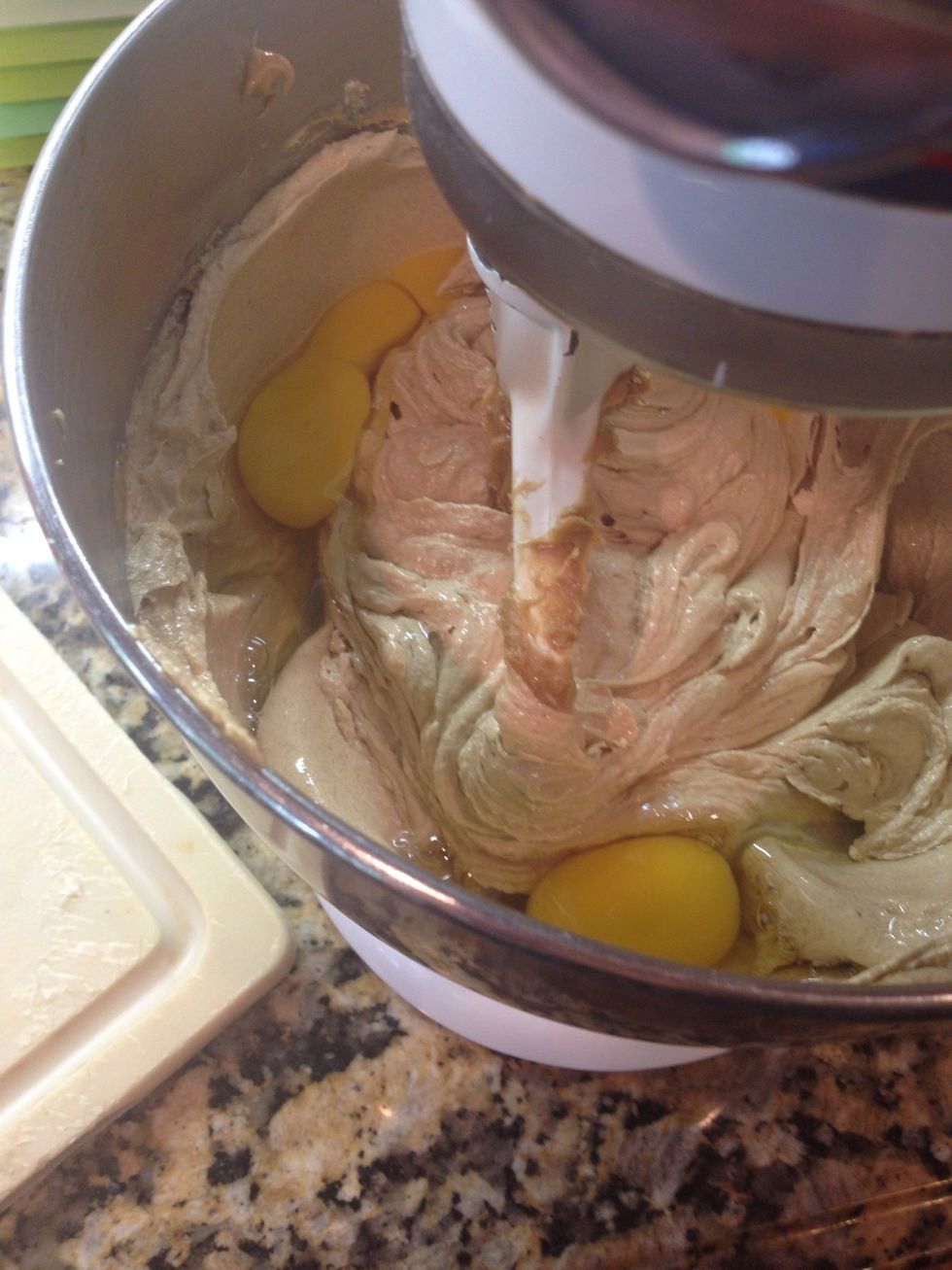 Beat well and incorporate 1 egg