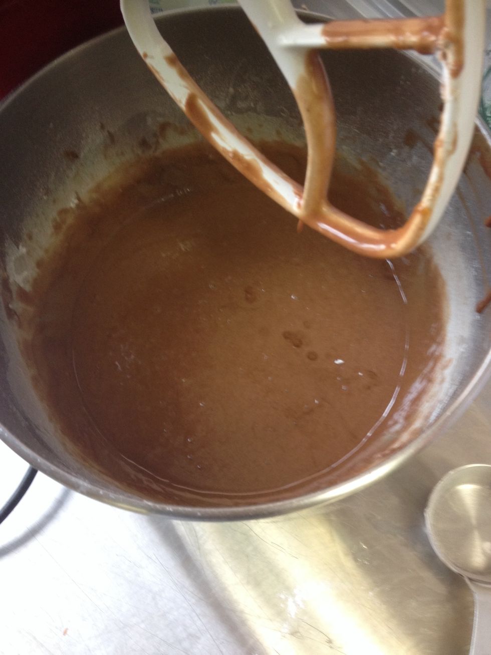 Beat well with each addition until smooth