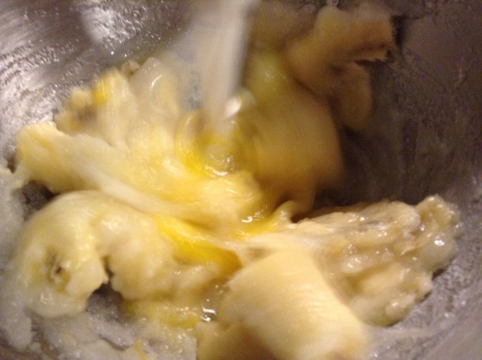 Beat with mixer until smooth.