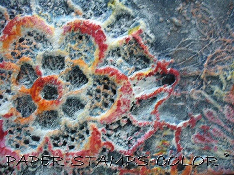 Beautiful detail of the shimmery Ferrari Sorbet...