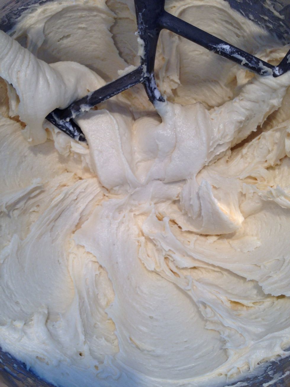 Because after one minute, the batter will be fluffy and gorgeous. See?