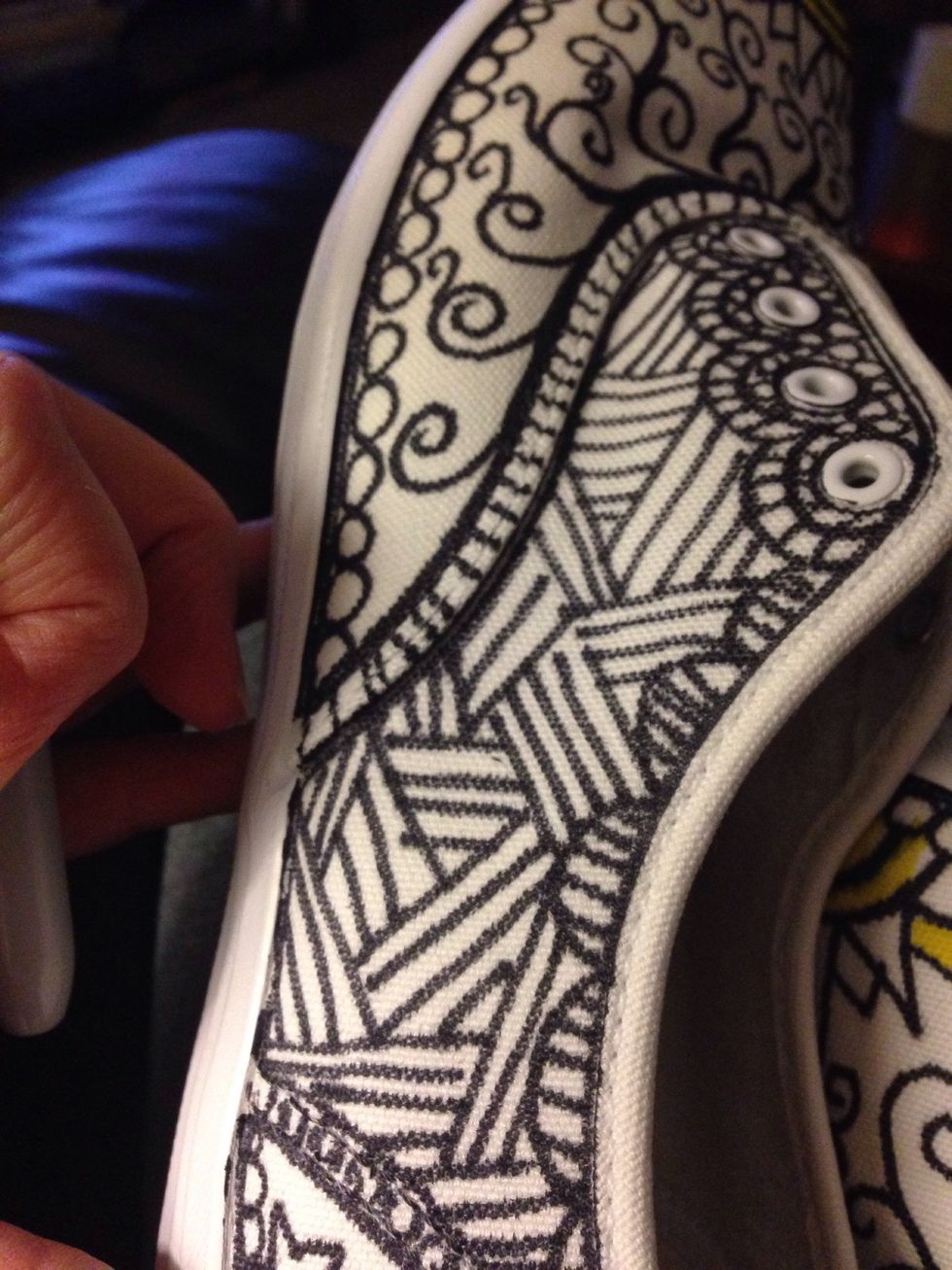 Because I'd used so many rounded forms I thought is was time for some lines.