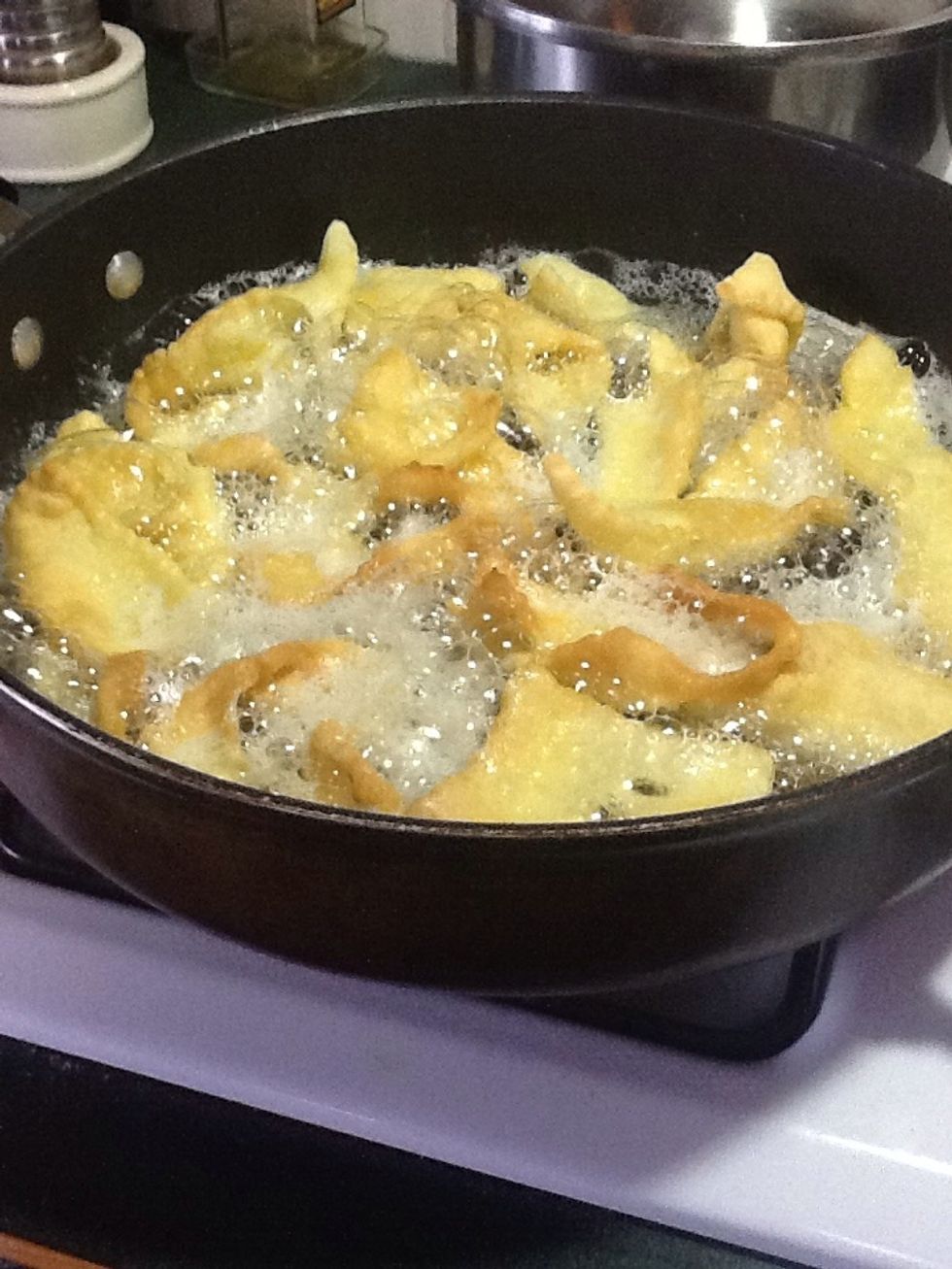 Because of the eggs on dough tend to make I kind the suds