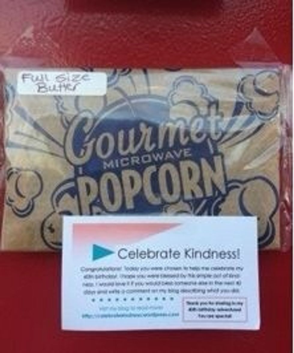 Because popcorn and movies go together!