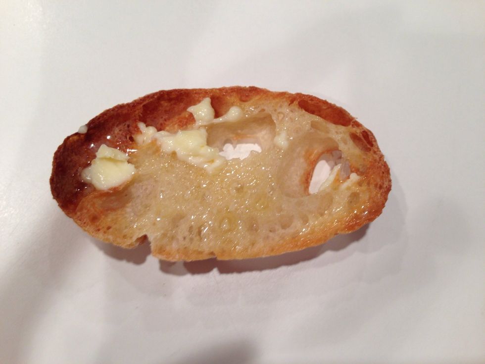 because you read " Kitchen Confidential". So, if you find yourself in a restaurant , facing a bowl of green oil, ask the waiter for butter. He won't spit in your food because he will respect you.