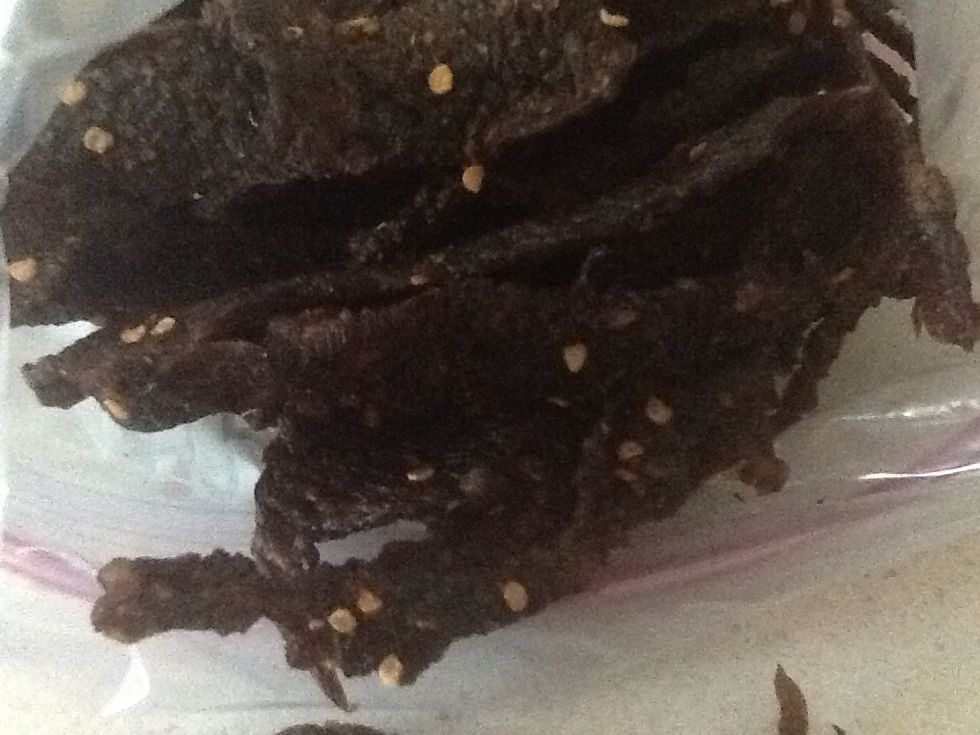 Beef brisket beef jerky.