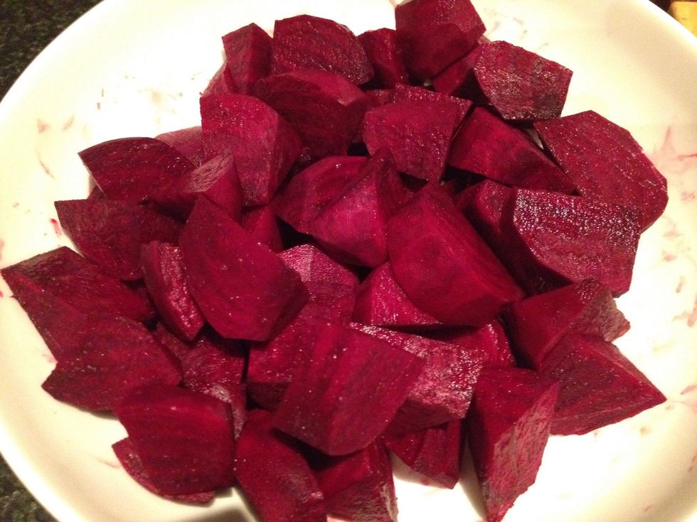 Beetroot wedges