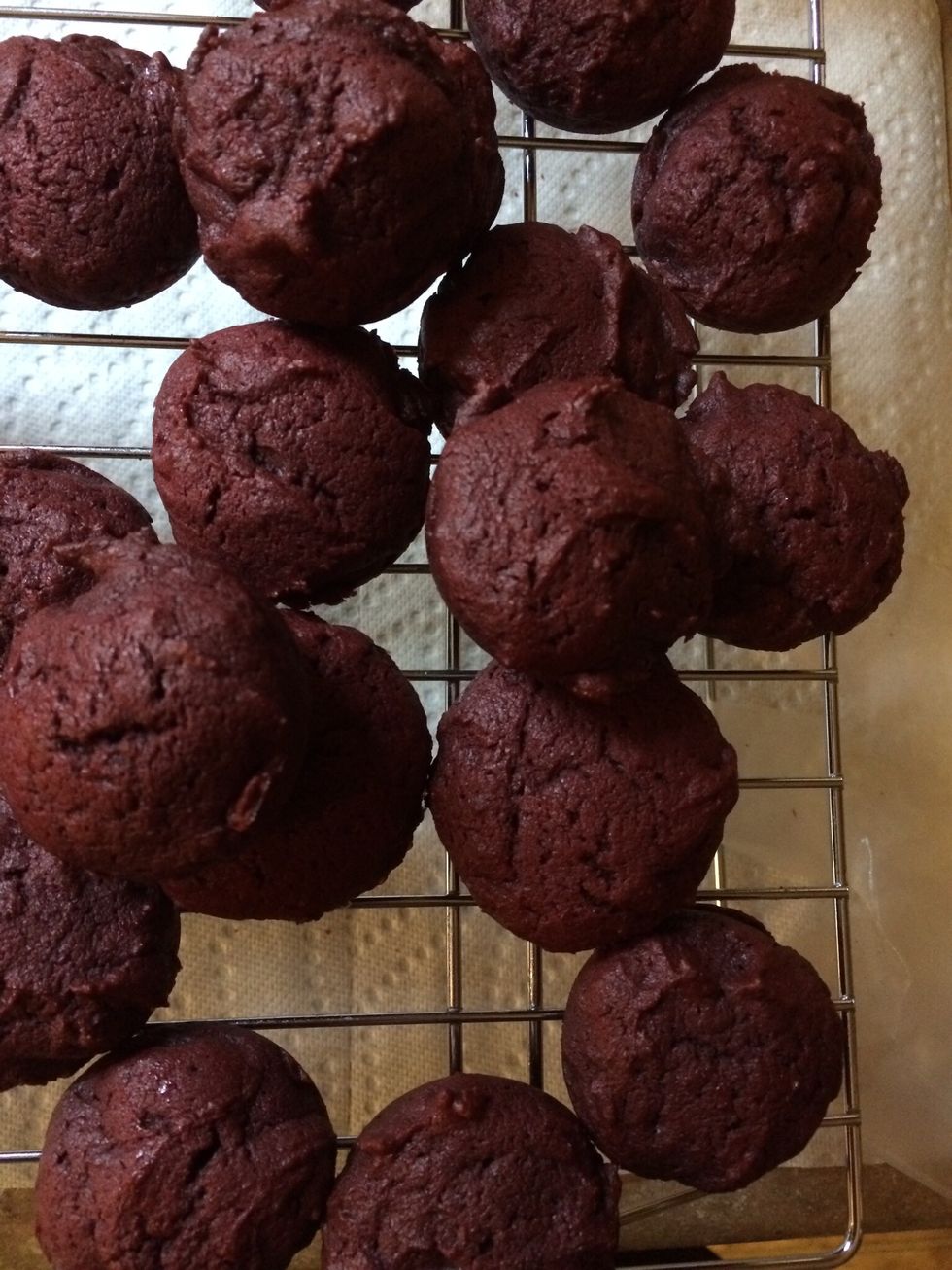 Before adding frosting