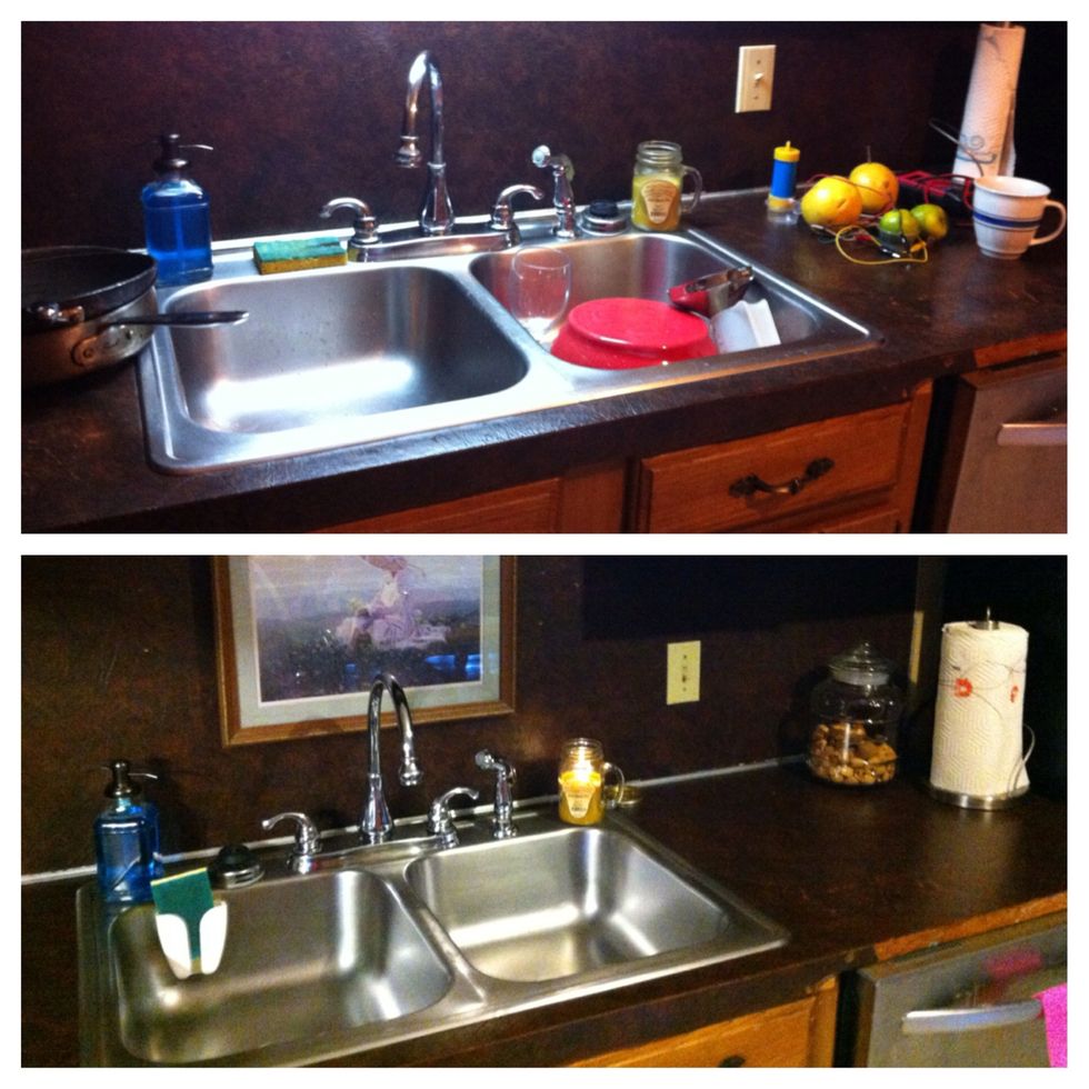 Before and After! Deep Clean your sink and Makeover and Enjoy!