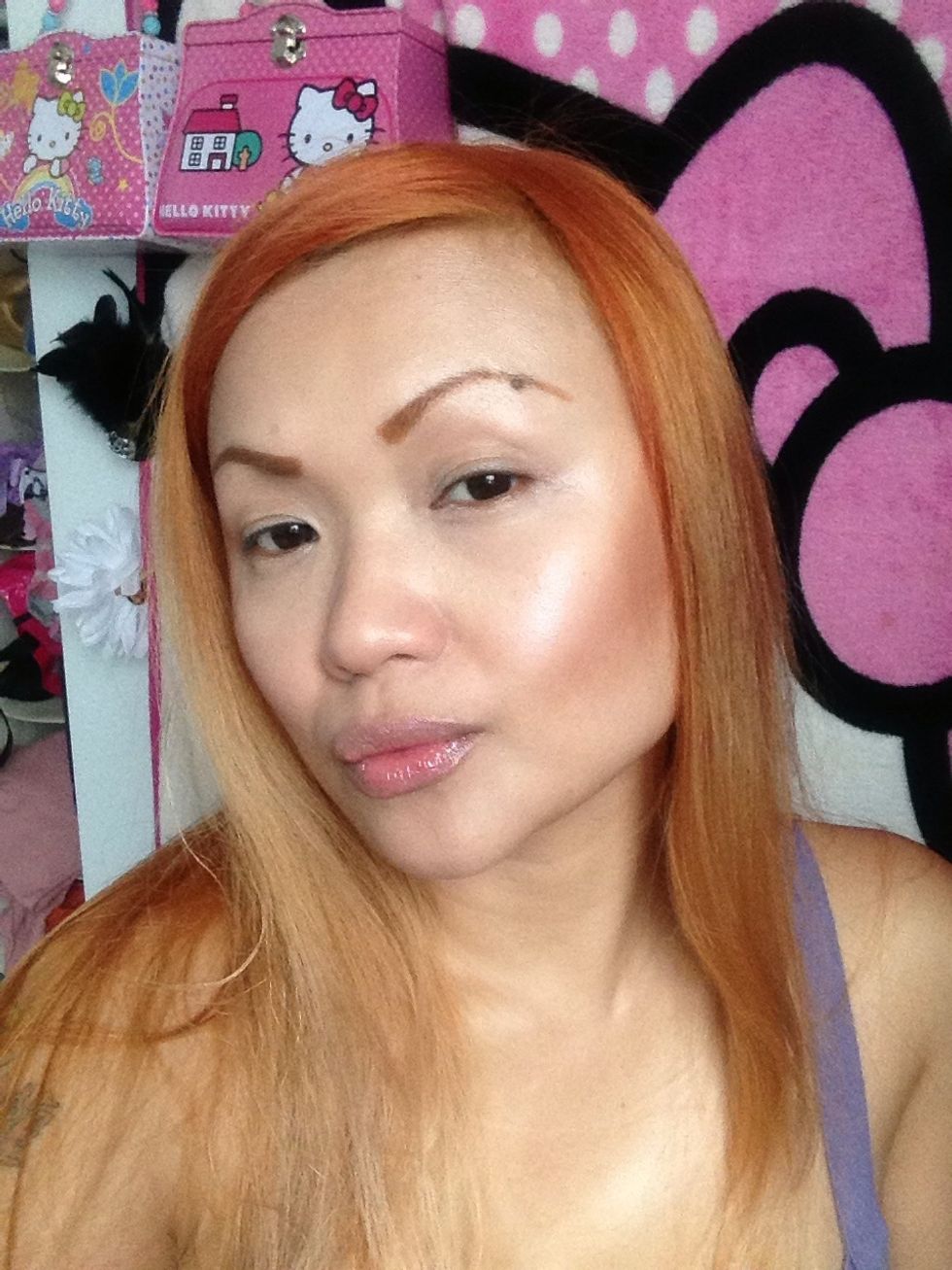Before any shadows or lipstick
