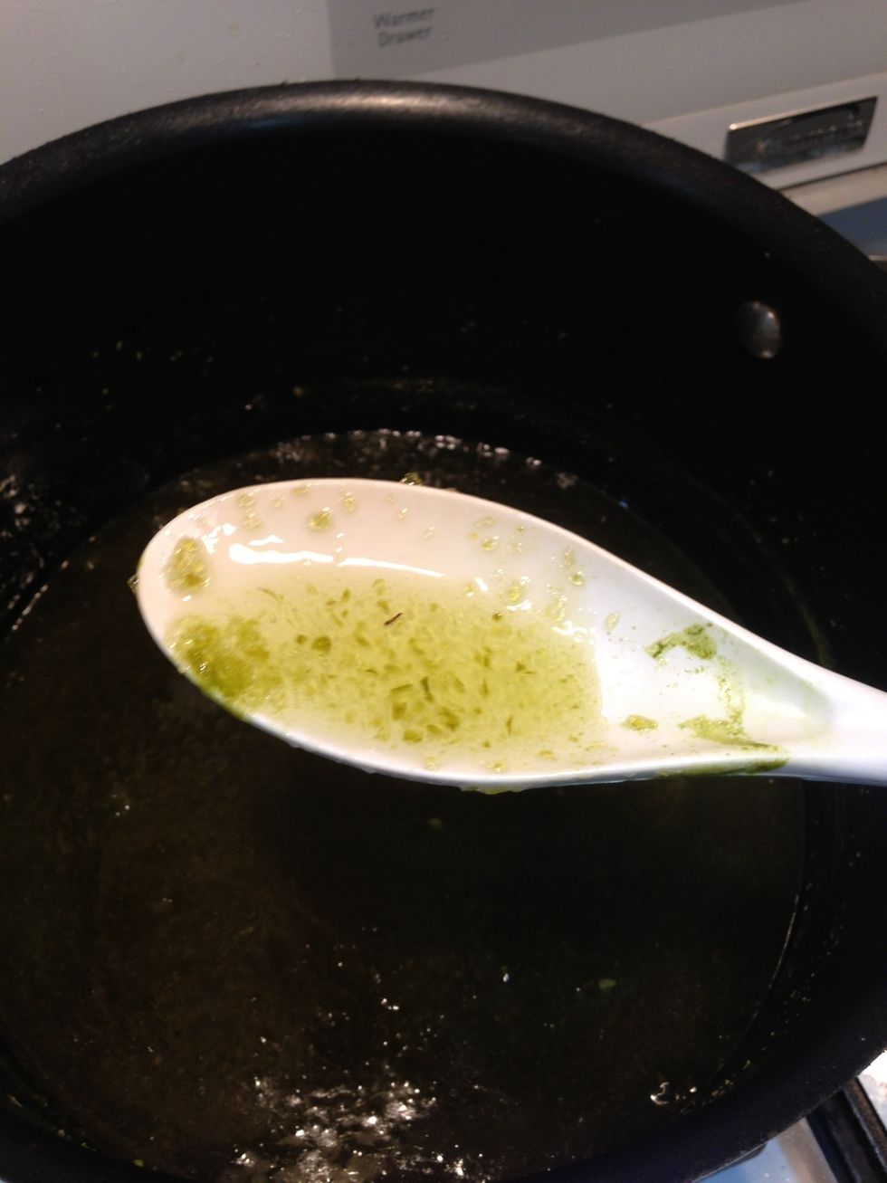 Before food coloring