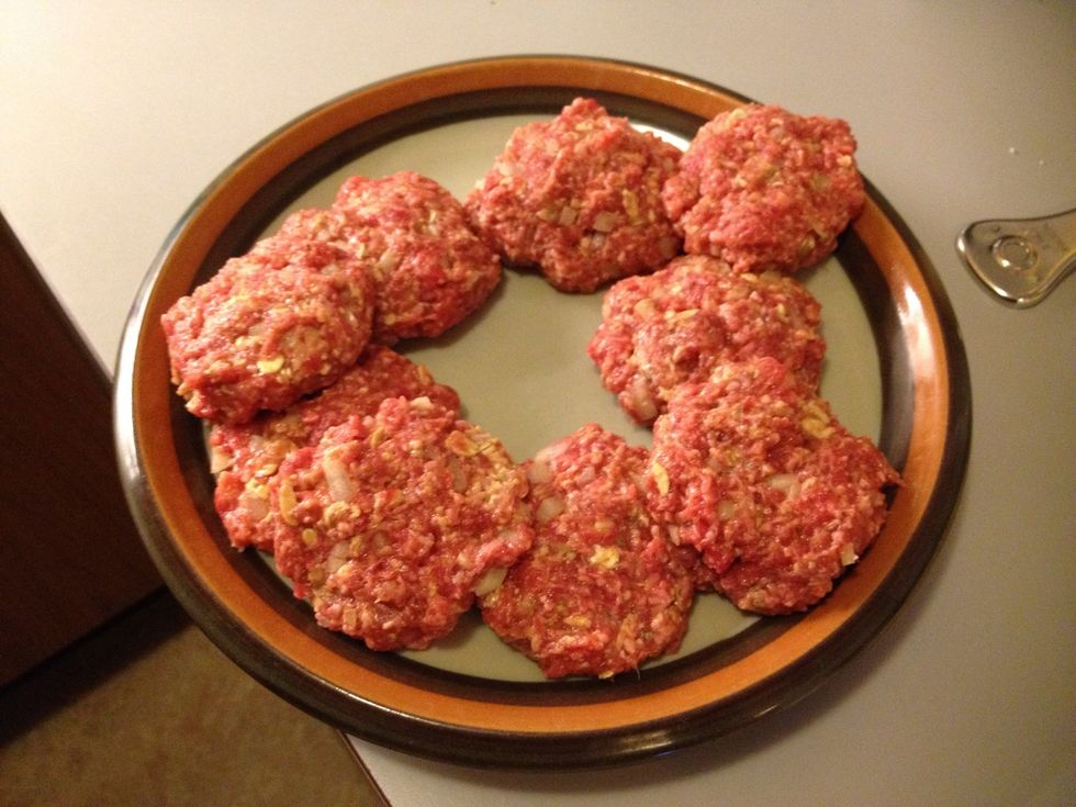 Before frying...