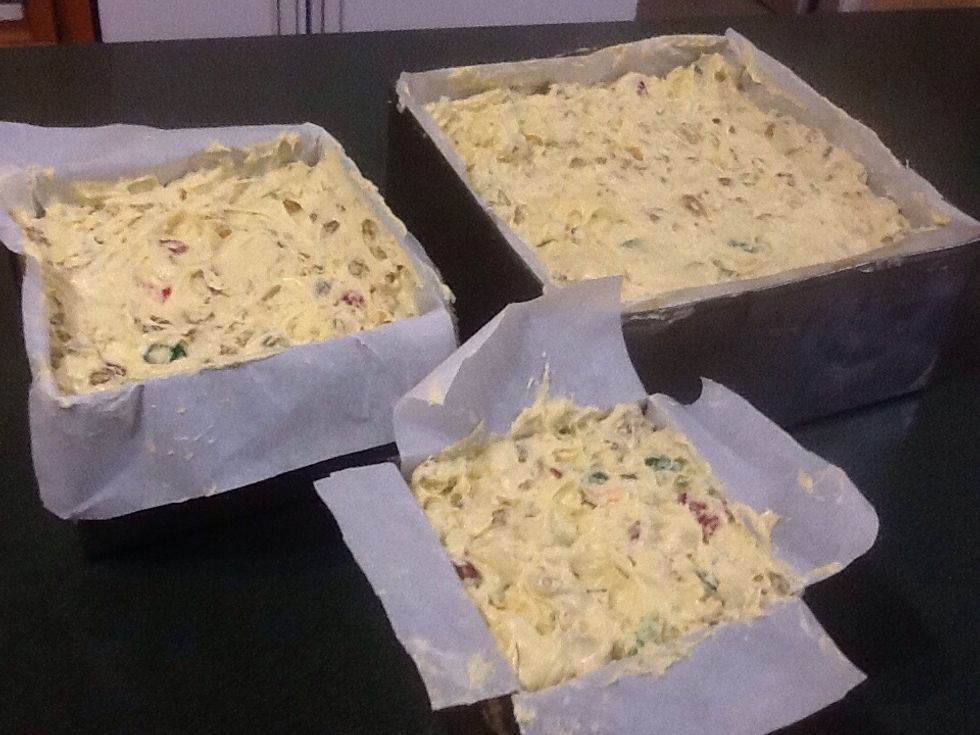 Before going in oven