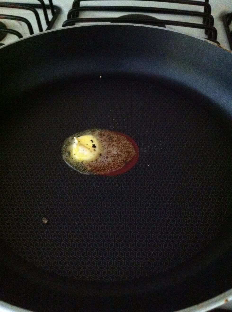 Before it burns place the salmon