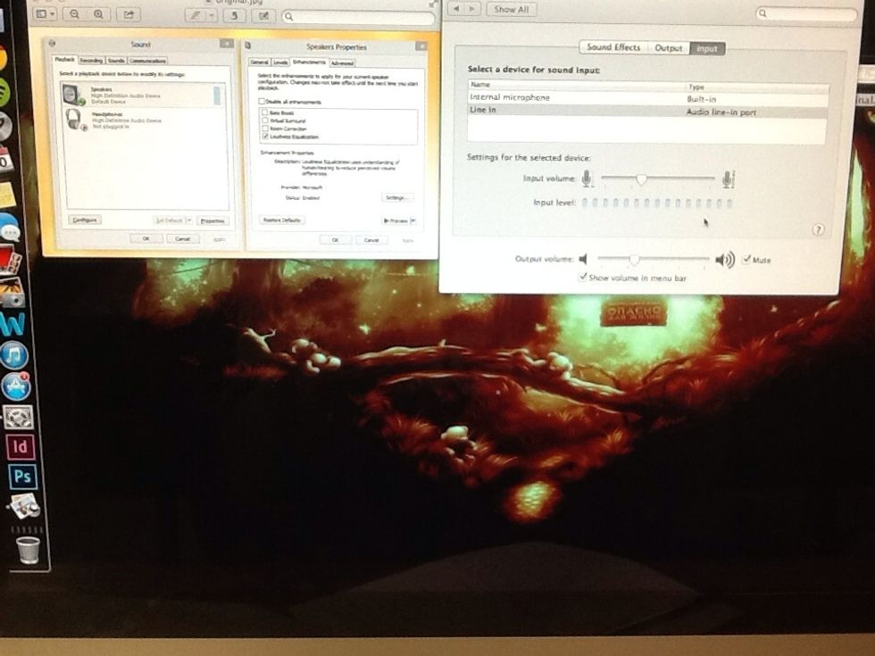 Before recording change your sound settings to the internal microphone.