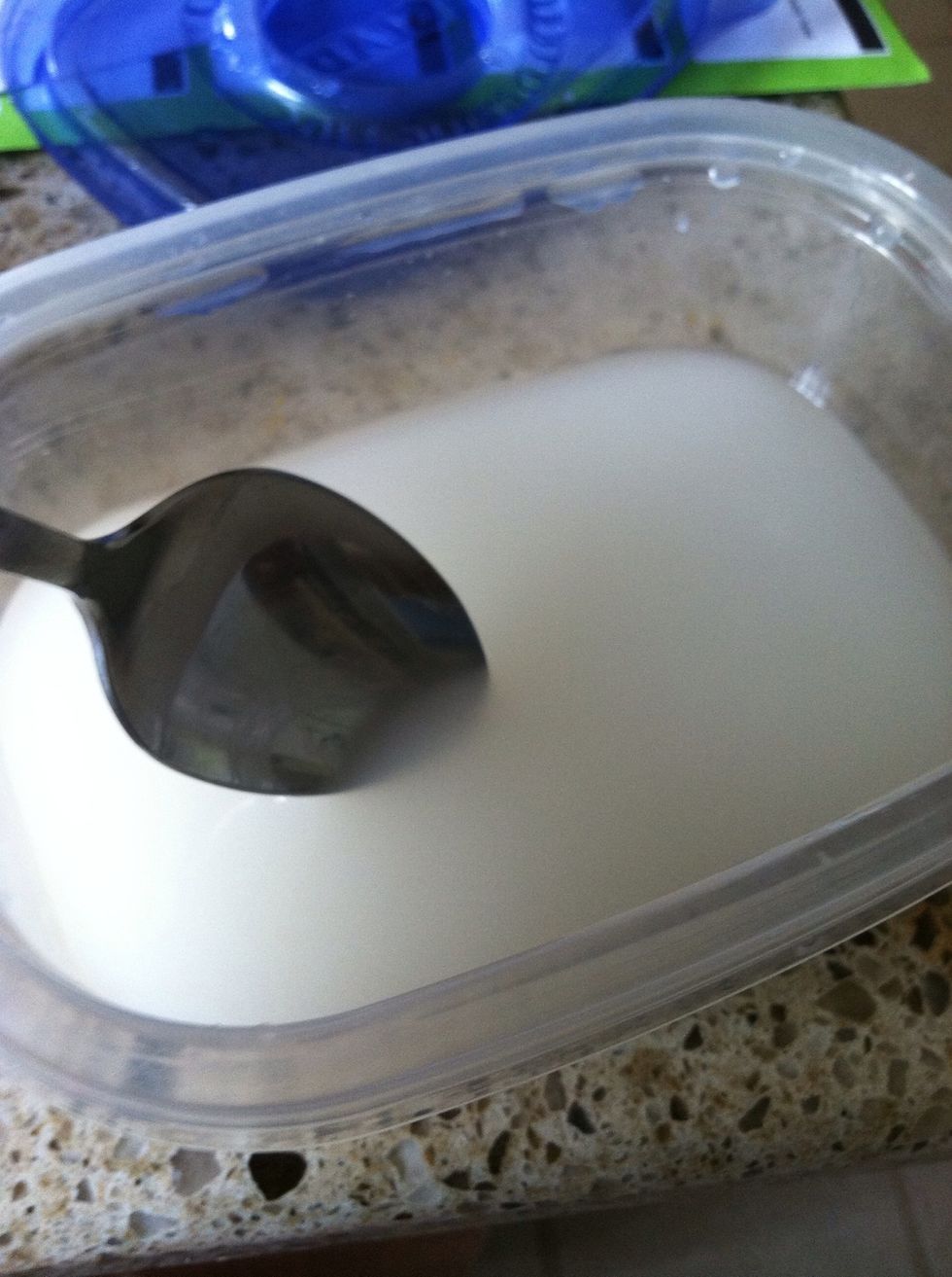 Before using this rice for your facial mask, stir. Make sure that all the nutrients are not settling down.