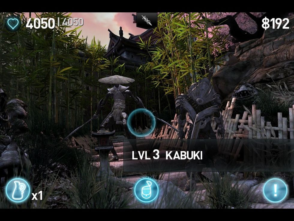 Before you attack an enemy you can view what level they are by pushing the button in the button right corner