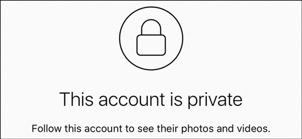 Before you do anything on Instagram, make sure that you have a private account. This is so that strangers can't send horrible things to you or talk to you.