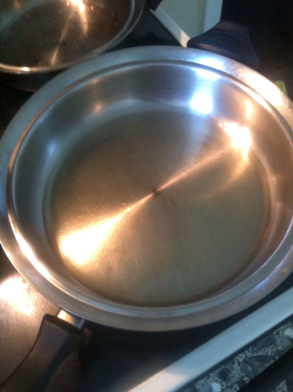 Before you get started on med heat get your skillet got then add oil