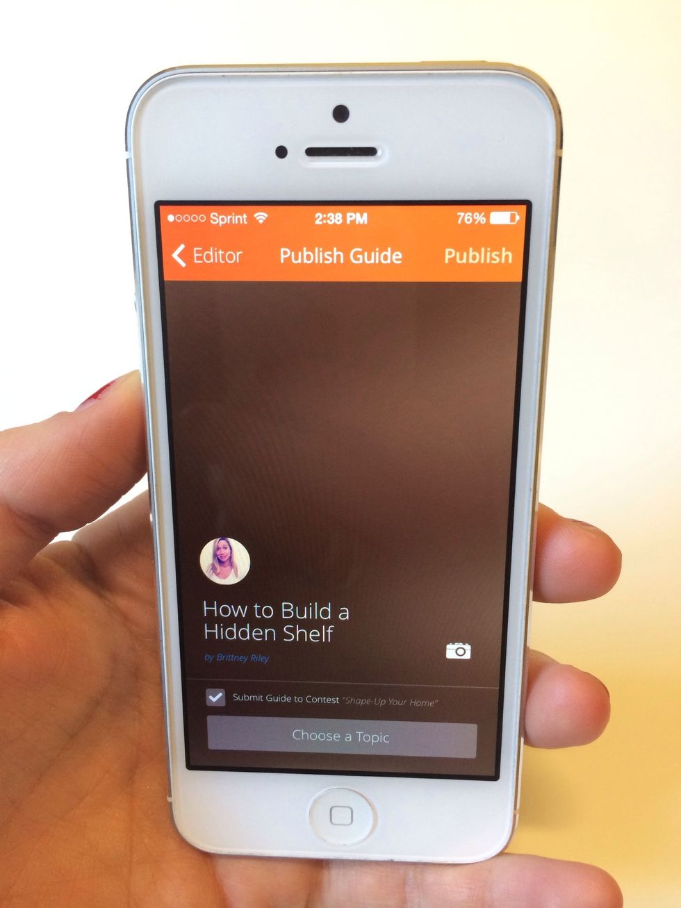 Before you publish your new guide, you will see a check box that is selected for entering the contest. Unchecking that box will remove your guide from the contest.
