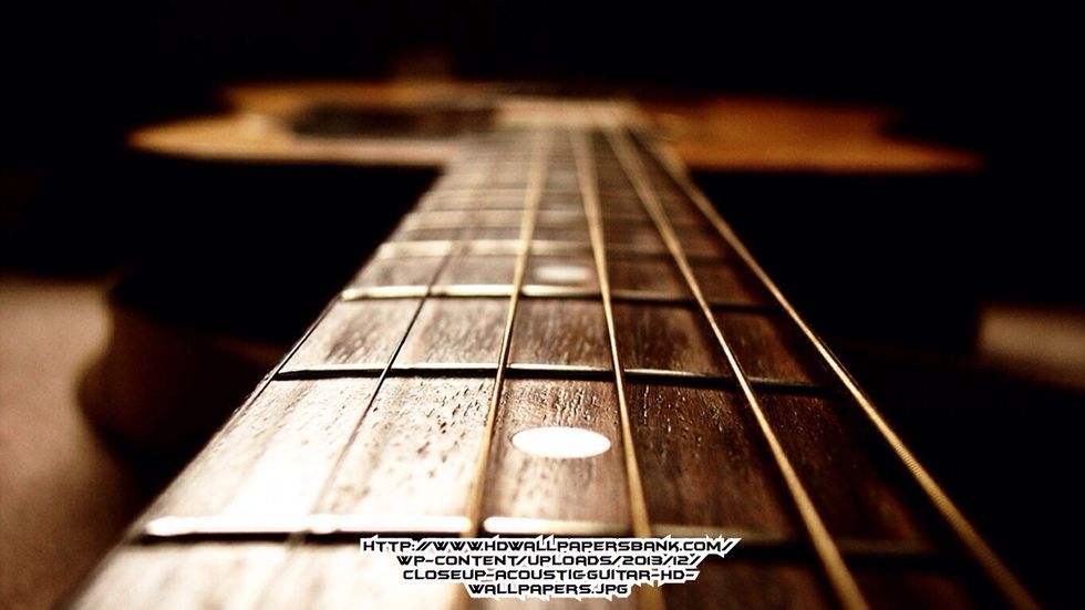 Before you start to play, make sure your guitar is tuned. You can download a free app on the app or play store if you want an automatic tuner.