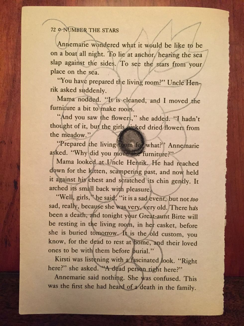 Begin adding value in your grapes to turn them into form. Remember to draw a thick line of charcoal on the pencil lines, wrap the tissue around your finger to blend. You can erase any mistakes.