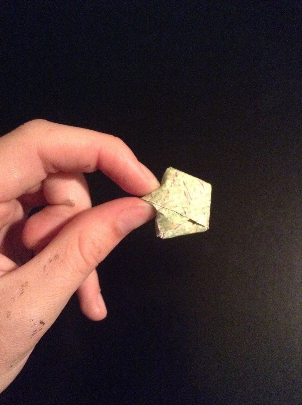 Begin pinching the edges...