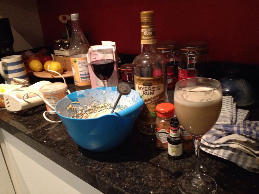 Begin to feel even more pride in your mess, safe in the knowledge you made Christmas happen in a motherflipping wine glass.