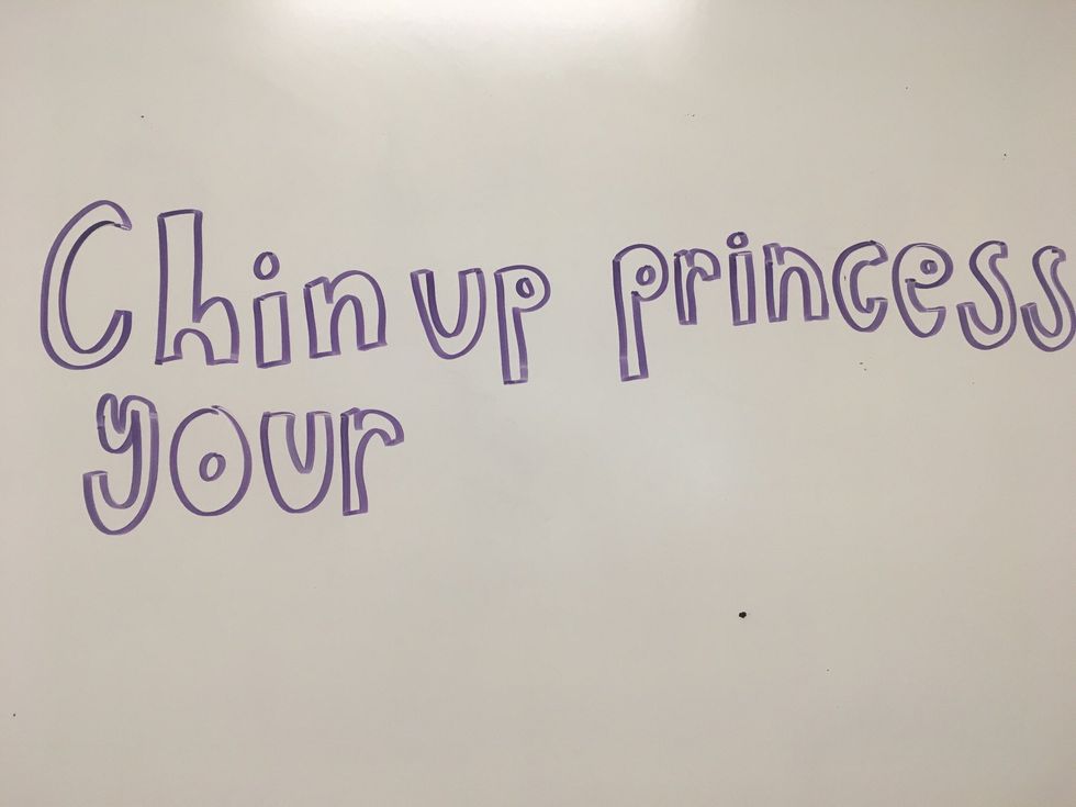 Begin writing your phrase