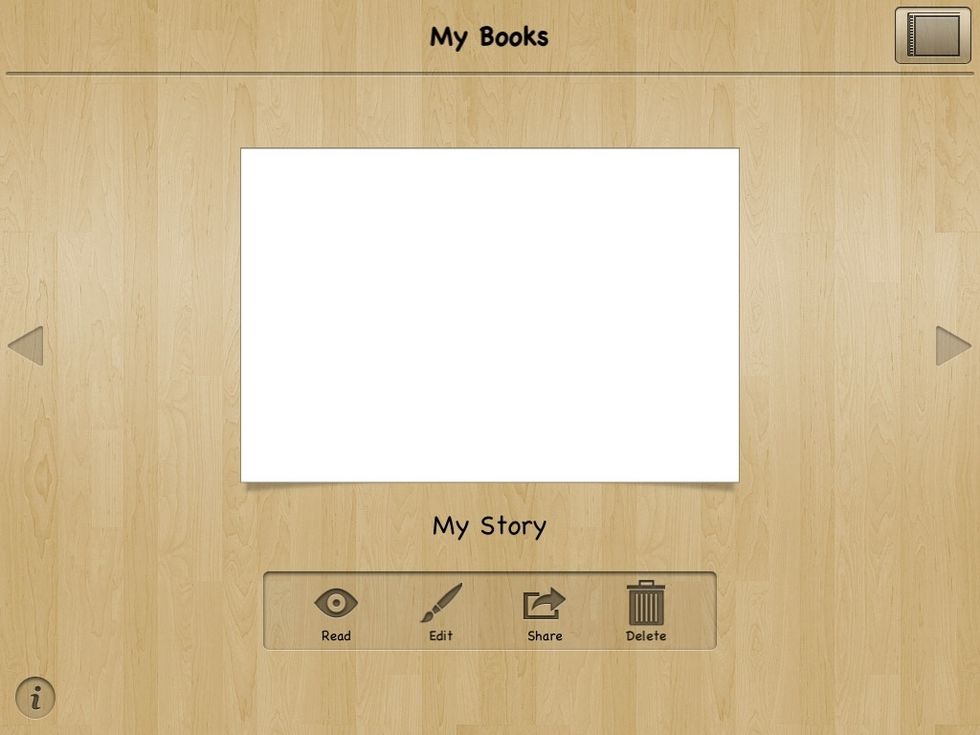 Begin your book in the My Story App.