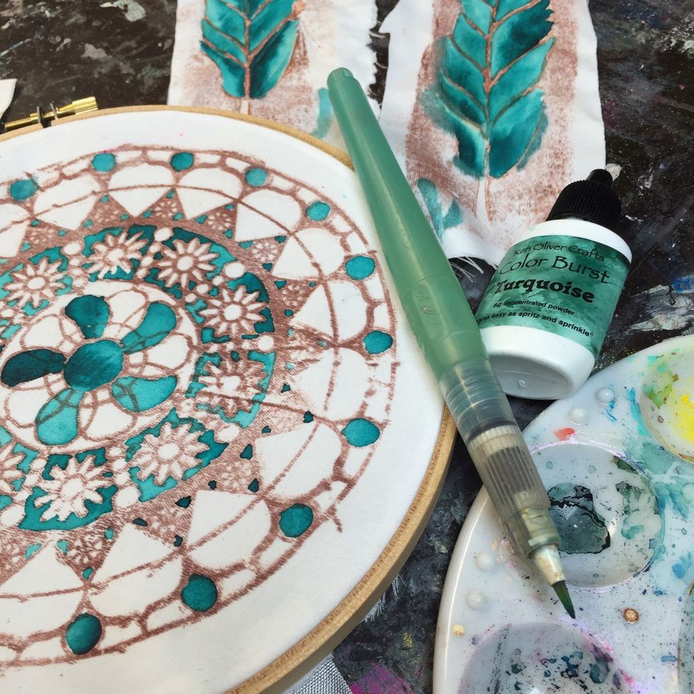 Begin your watercolor painting!