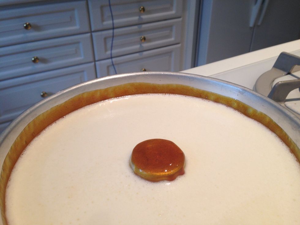 Below the sugar edge!