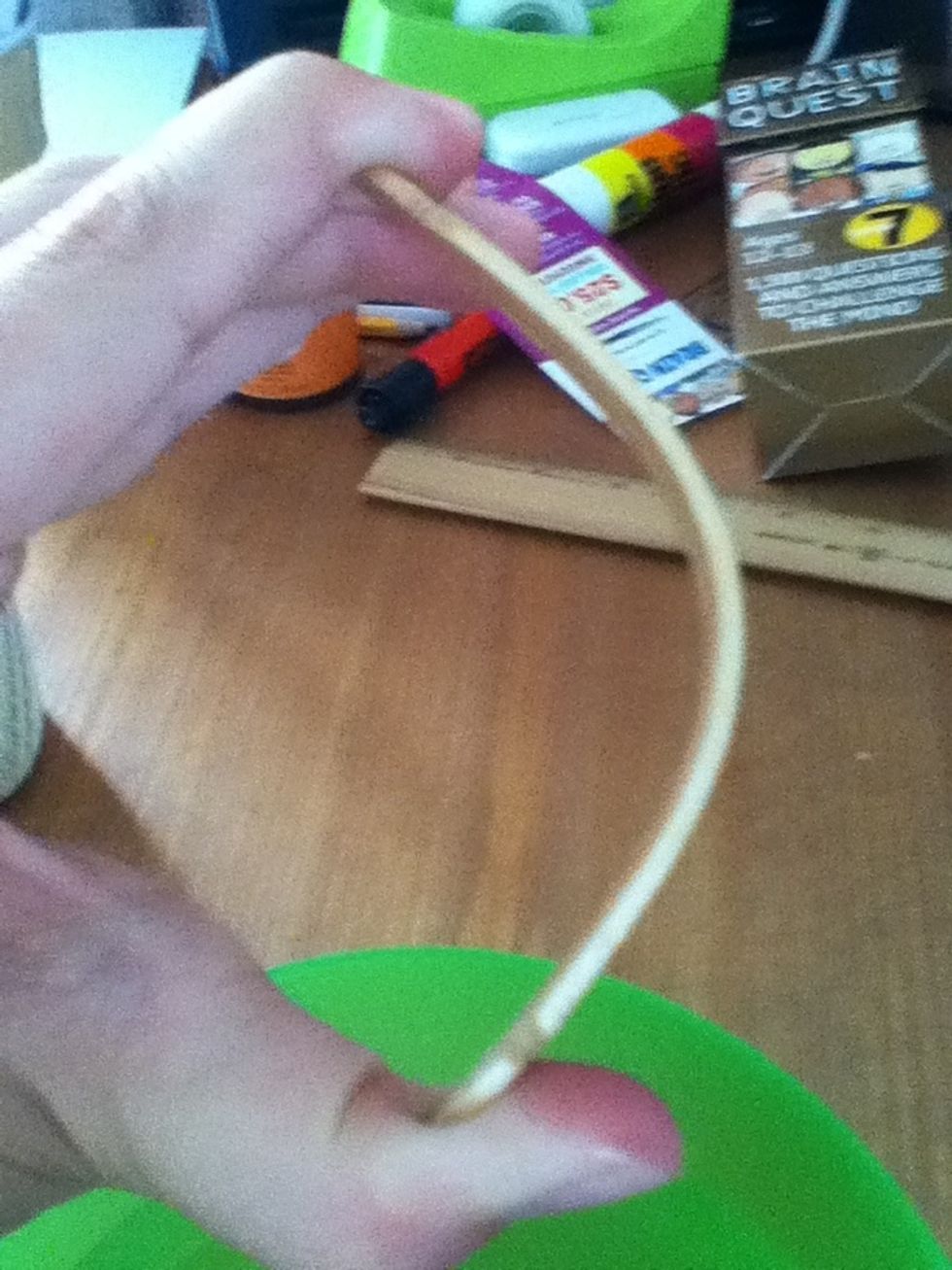 Bend stick.