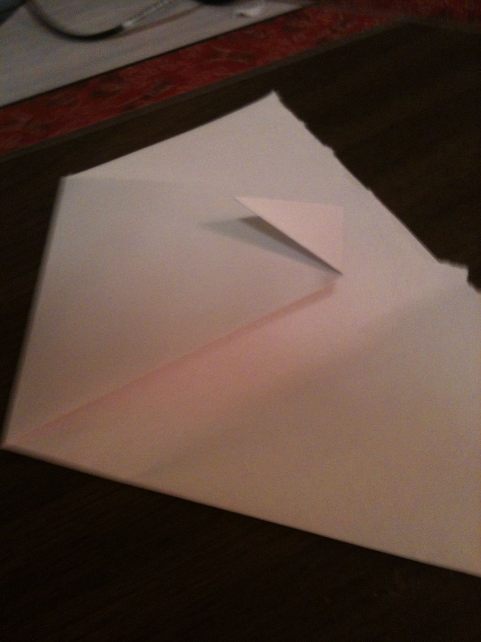 Bend the tip back very slightly.