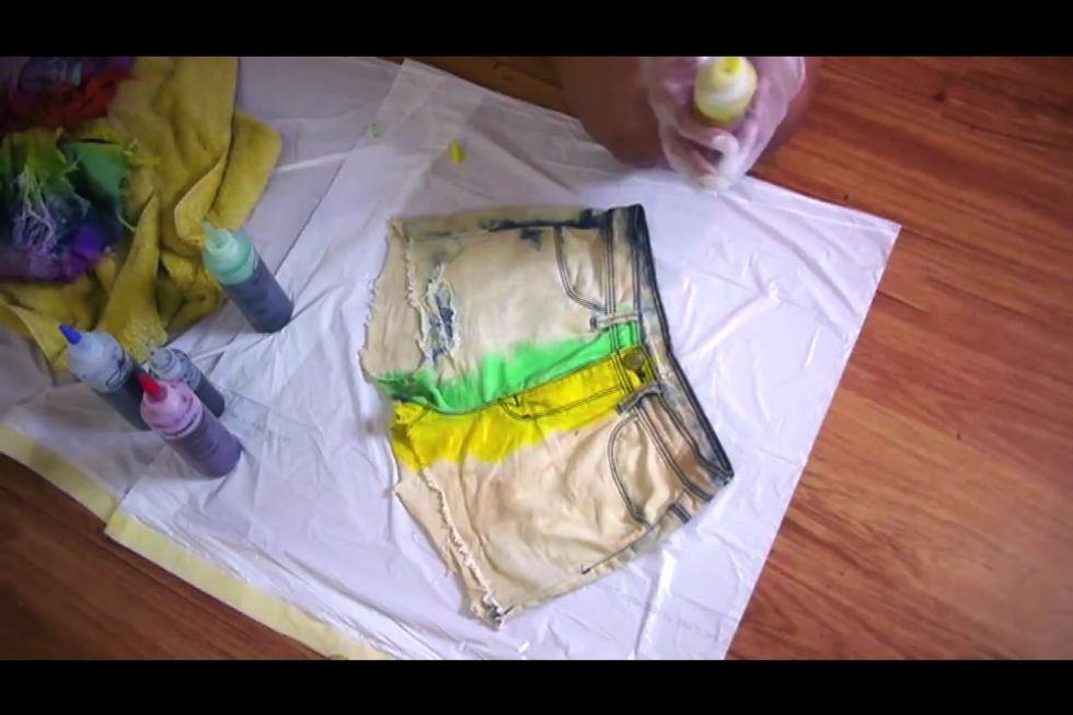 Beside it add yellow.