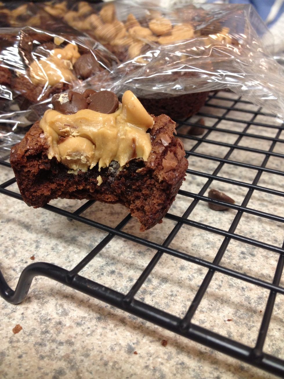 Better pic of brownie to pb ratio :) enjoy!!