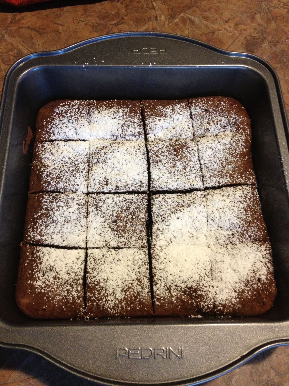 Better yet, sprinkle some caster sugar.