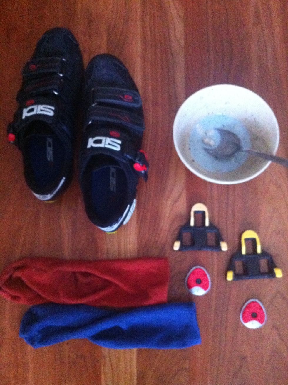 Bicycle cleats are a system which allows the rider to efficiently transfer energy to the bicycle pedals along the entire 360 degrees of rotation. SIDI invented this system and I highly recommend them.